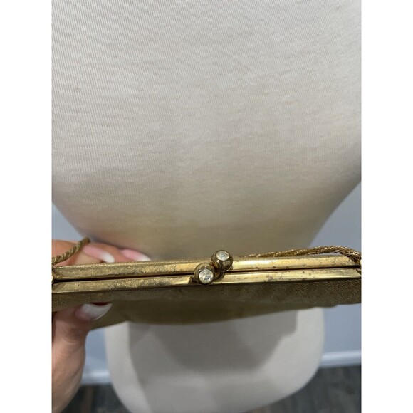 Vtg Best & Co 5th Ave New York‎ Gold Purse Clutch Satchel Clasp - Picture 5 of 7